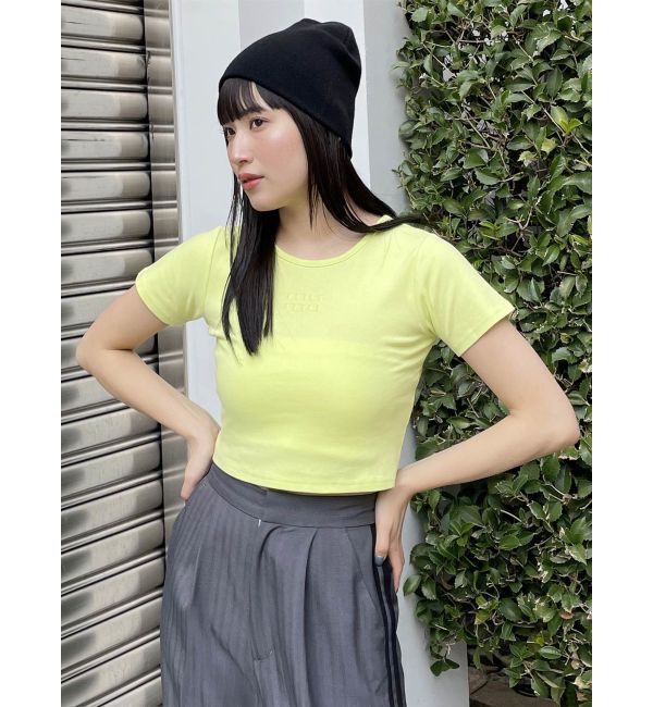 MURUA「クリアmumuクロップトTシャツ」|Tシャツ・カットソー|