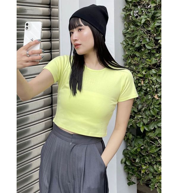 MURUA「クリアmumuクロップトTシャツ」|Tシャツ・カットソー|