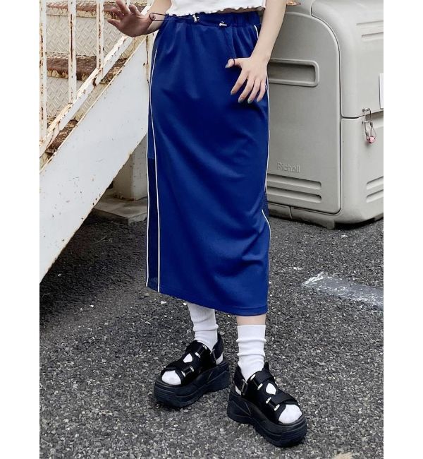 MURUA「サイドラインナロースカート」|スカート|