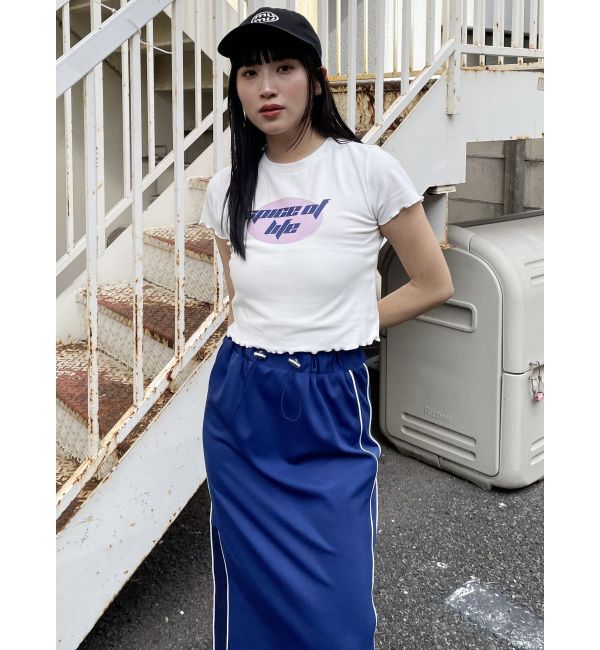 MURUA「サイドラインナロースカート」|スカート|