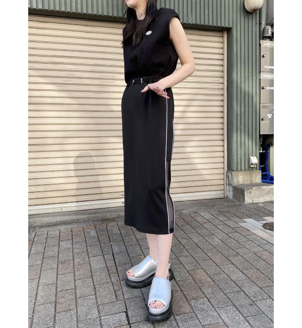 MURUA「サイドラインナロースカート」|スカート|