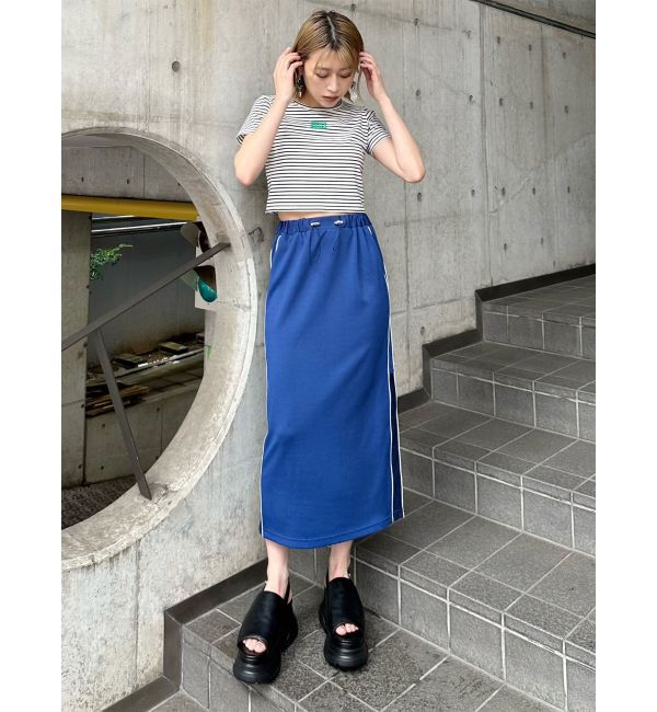 MURUA「サイドラインナロースカート」|スカート|