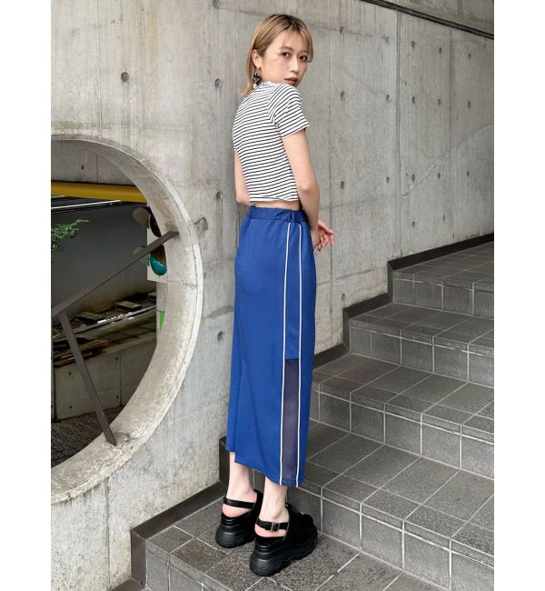 MURUA「サイドラインナロースカート」|スカート|