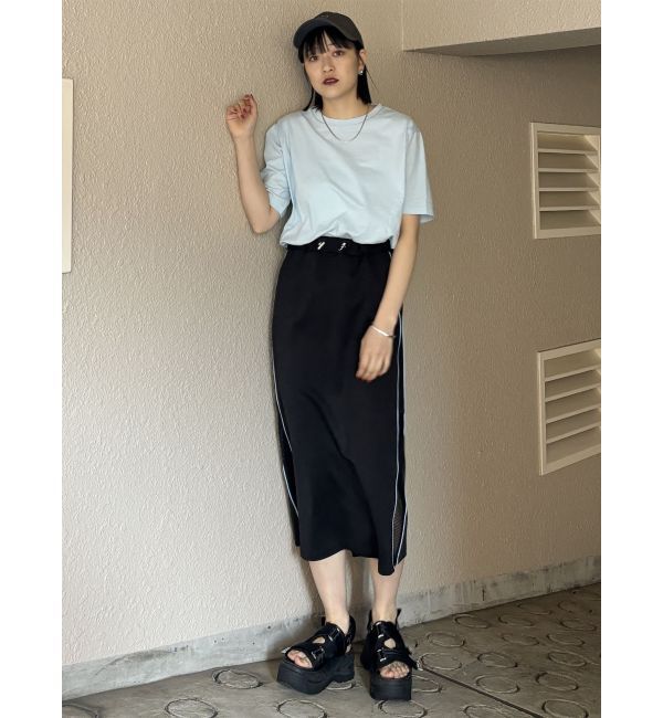MURUA「サイドラインナロースカート」|スカート|
