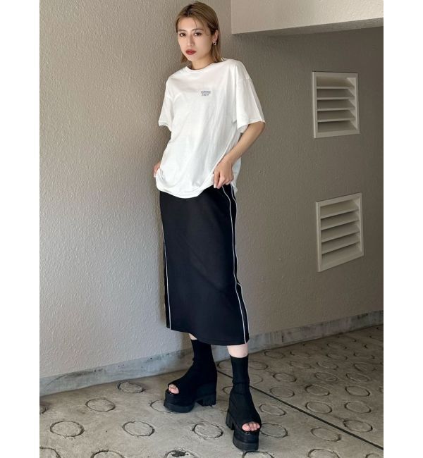 MURUA「サイドラインナロースカート」|スカート|