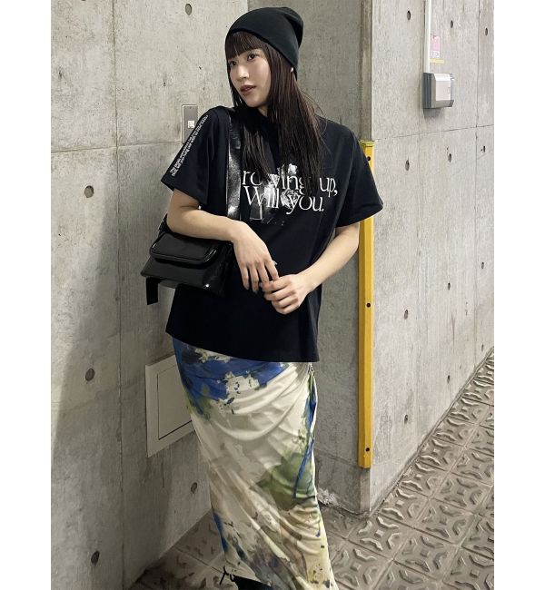 MURUA「アシメドローストリングナロースカート」|スカート|