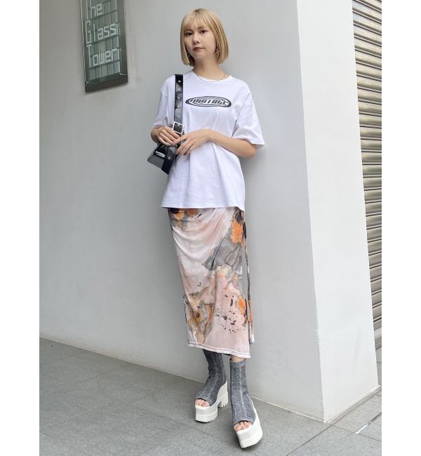 MURUA「アシメドローストリングナロースカート」|スカート|