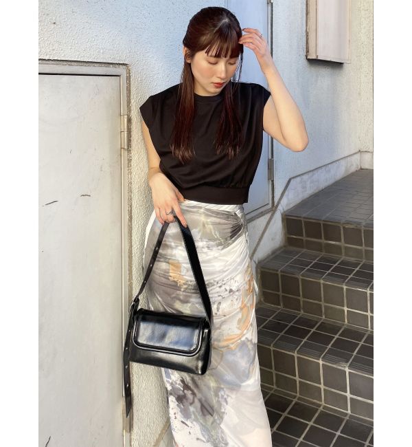 MURUA「アシメドローストリングナロースカート」|スカート|