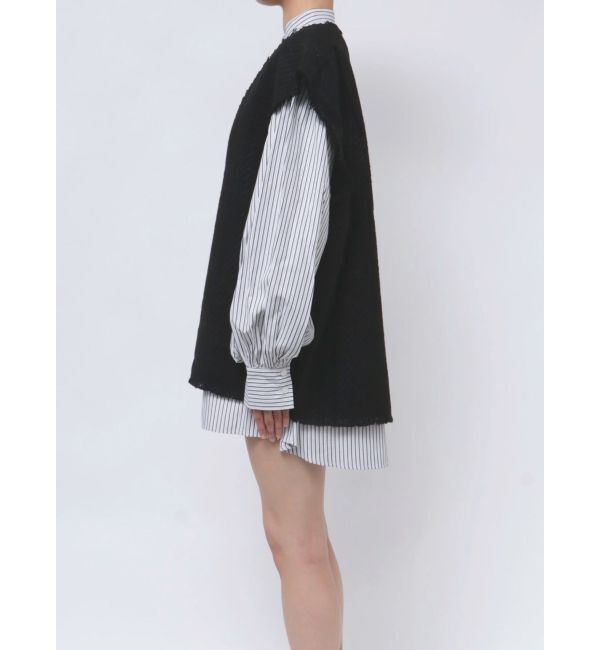 MURUA「オリジナルツイードシャツワンピース【2way】」|ワンピース|