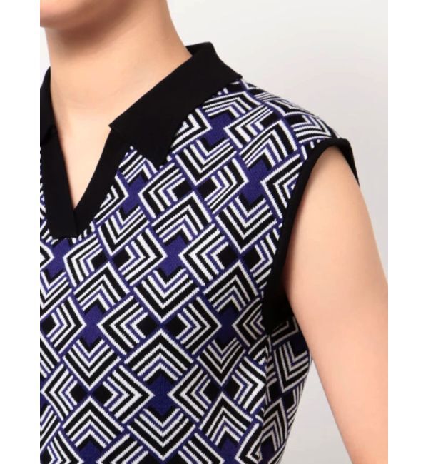 MURUA「ジオメトリックニットタンク」|タンクトップ|