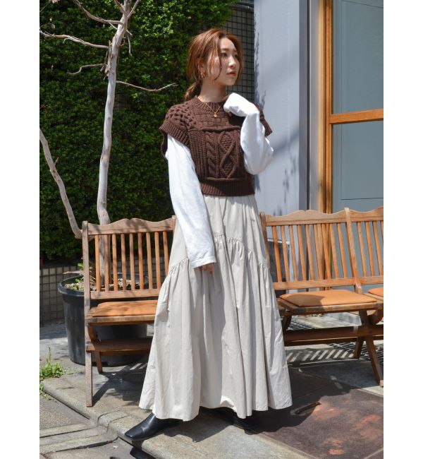 Ungrid「ギャザーデザインスカート」|スカート|