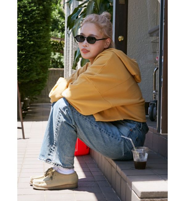 Ungrid「ロゴデザインショートパーカー」|パーカー|