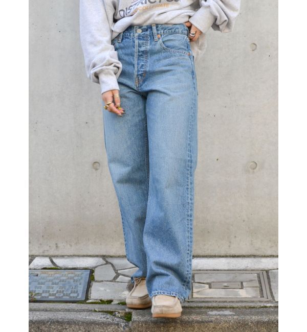 Ungrid「【UNISEX】ヴィンテージルーズテーパードデニム」|デニム|