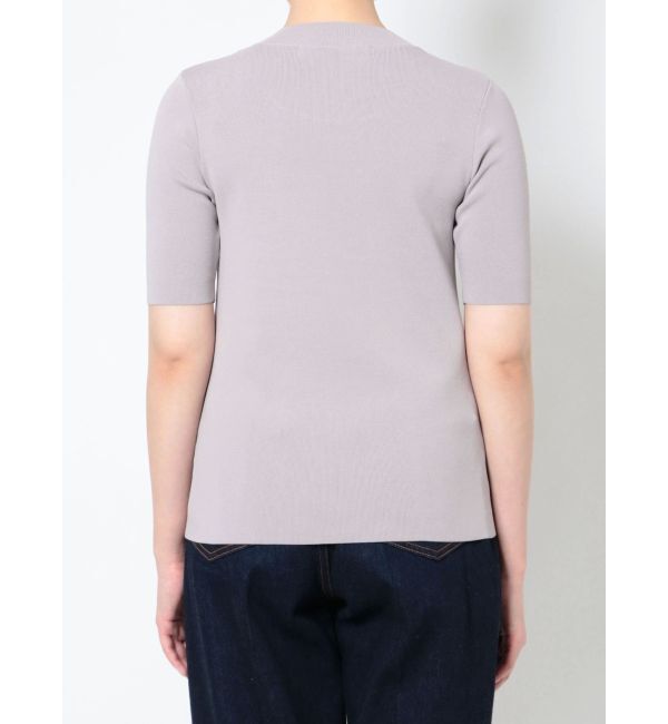 LAGUNAMOON「ミニマルハーフスリーブニットプルオーバー」|ニット・セーター|