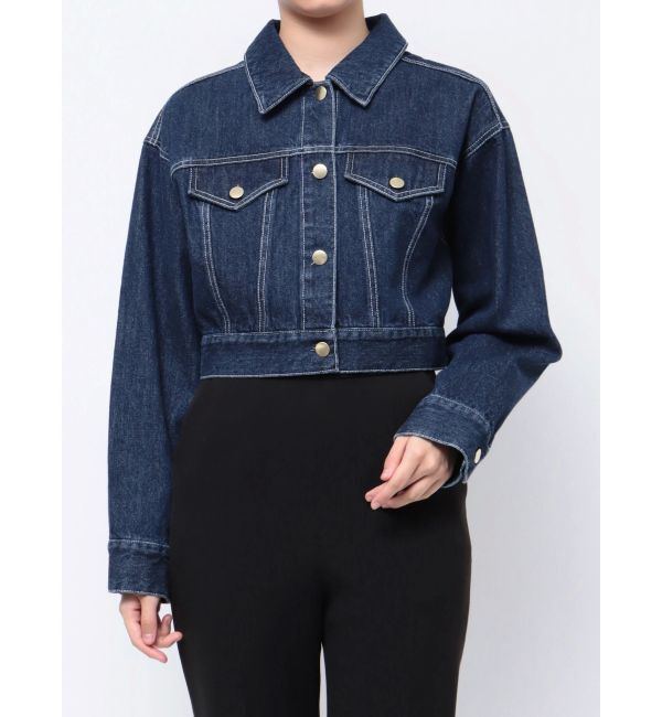 LAGUNAMOON「ショートデニムジャケット」|デニムジャケット|