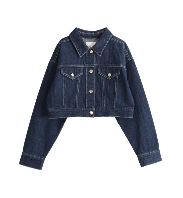LAGUNAMOON「ショートデニムジャケット」|デニムジャケット|