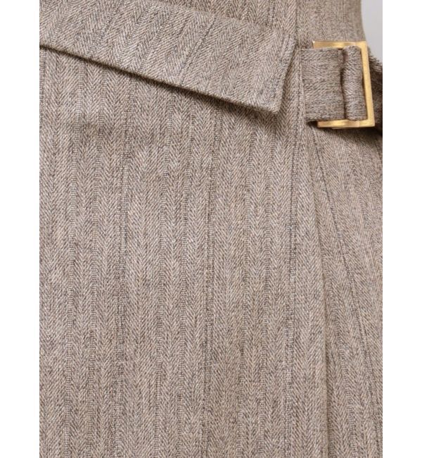 LAGUNAMOON「ウエストラペルツイードマーメイドスカート」|スカート|