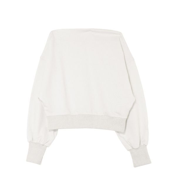 LAGUNAMOON「オフショルラメスウェットプルオーバー」|Tシャツ・カットソー|