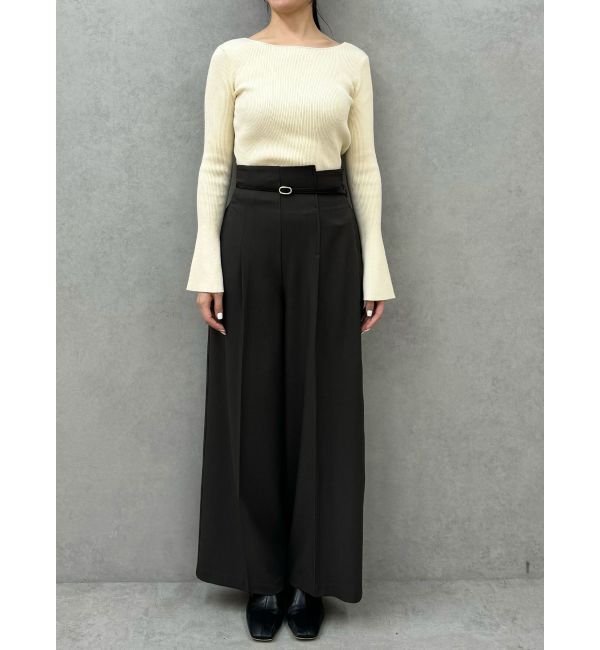 LAGUNAMOON「バイカラーベルトパンツ」|その他|