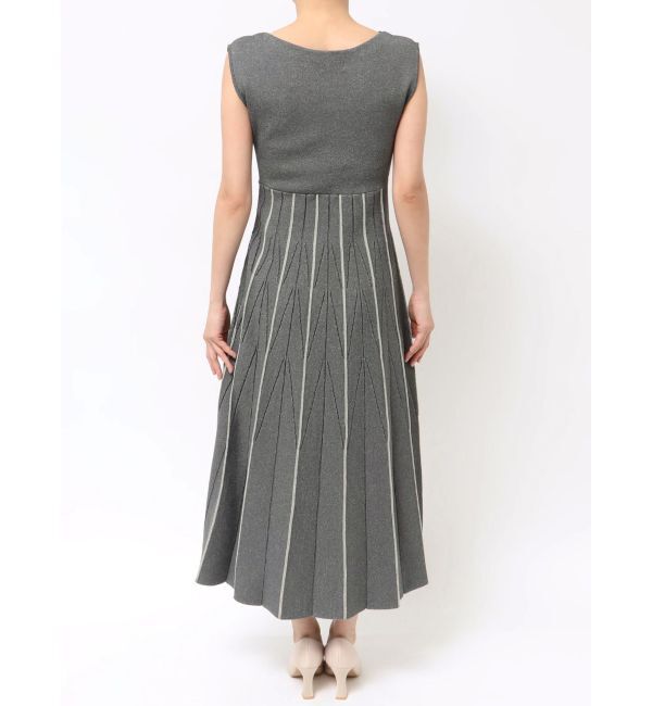 LAGUNAMOON「ジオメトリックフォルムニットワンピース」|ワンピース|