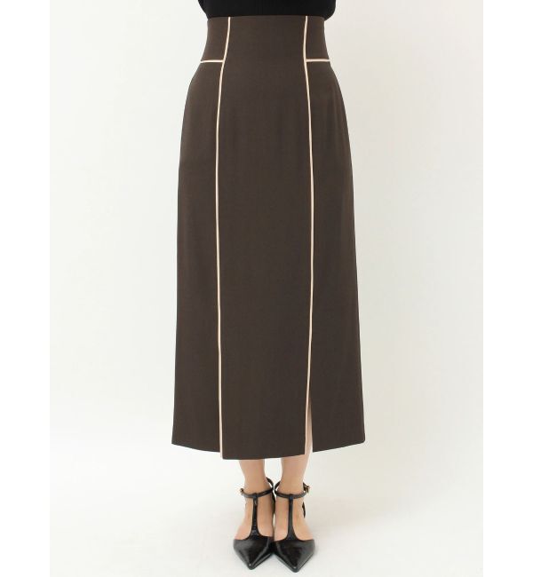 LAGUNAMOON「バイカラーパイピングスカート」|スカート|