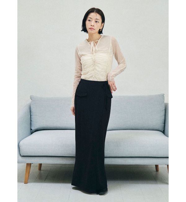 LAGUNAMOON「デザインポケットラップカットスカート」|スカート|