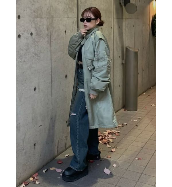 EVRIS「2WAYロングコート」|ミリタリー・モッズコート|