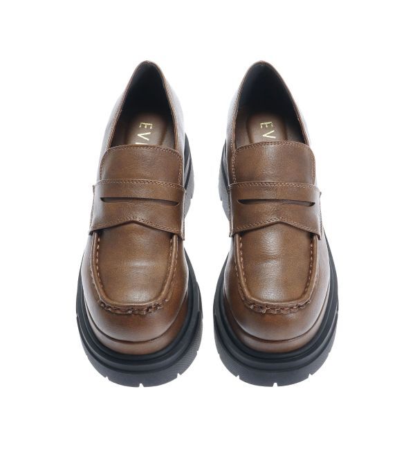 EVRIS「vintage プラットフォームローファー」|ローファー|