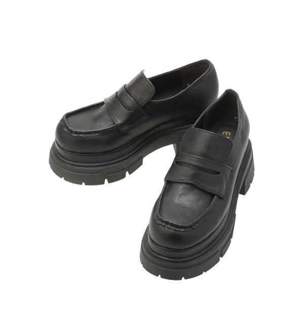 EVRIS「vintage プラットフォームローファー」|ローファー|