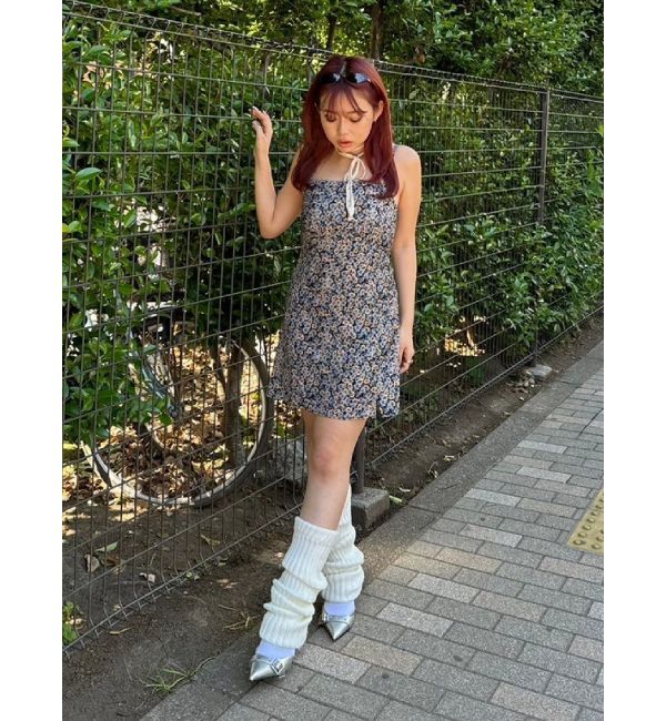 EVRIS「フラワーキャミミニワンピース」|ワンピース|