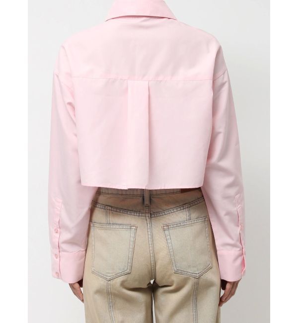 EVRIS「BASICクロップドカラーシャツ」|シャツ・ブラウス|