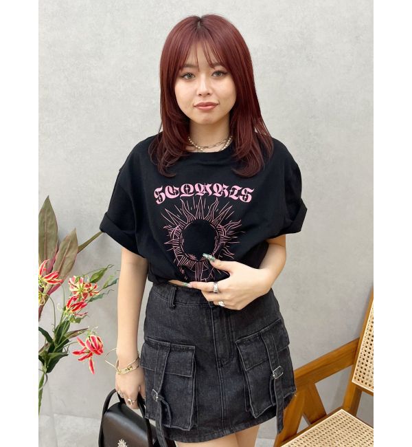 EVRIS「フロントSUNNY BIG Tシャツ」|Tシャツ・カットソー|