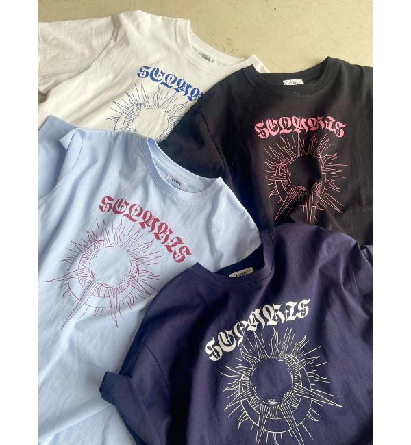 EVRIS「フロントSUNNY BIG Tシャツ」|Tシャツ・カットソー|