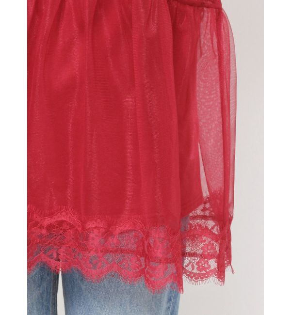 jouetie「ランジェリーレイヤードチュニックTシャツ」|Tシャツ・カットソー|