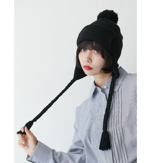 jouetie「フリンジニットキャップ」|ニット帽|