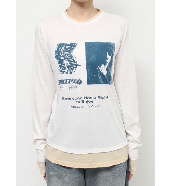 jouetie「グランジカラーレイヤードロンT」|Tシャツ・カットソー|