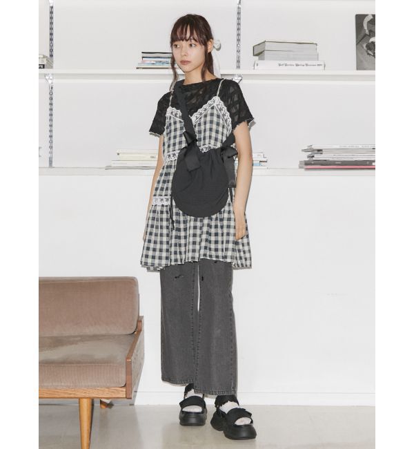 merry jenny「petit ribbonデニムパンツ」|デニム|