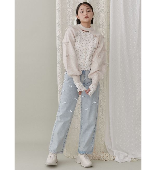 merry jenny「petit ribbonデニムパンツ」|その他|