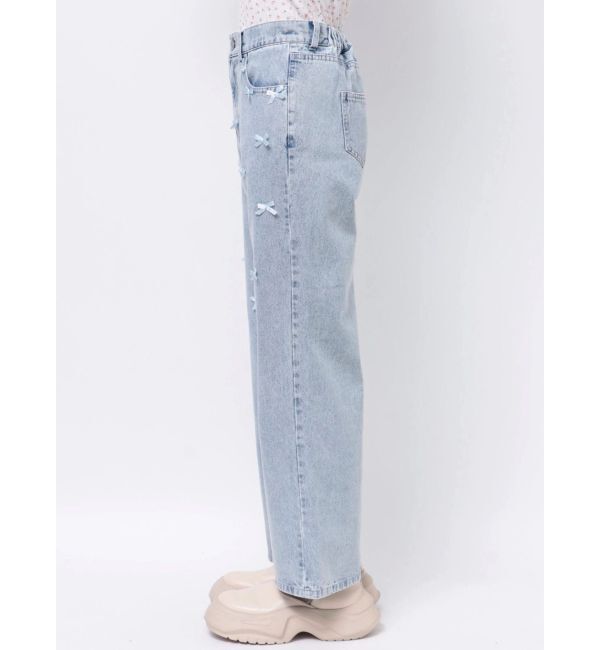 merry jenny「petit ribbonデニムパンツ」|その他|