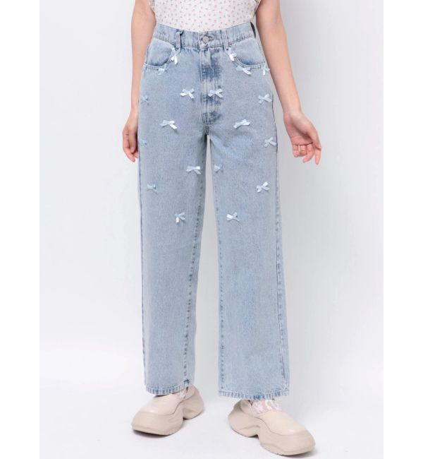 merry jenny「petit ribbonデニムパンツ」|その他|