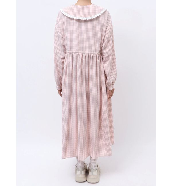 merry jenny「ギンガムチェックフリルワンピース」|ワンピース|
