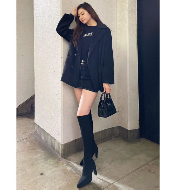 GYDA「スライバー ミディ チェスターコート」|チェスターコート|