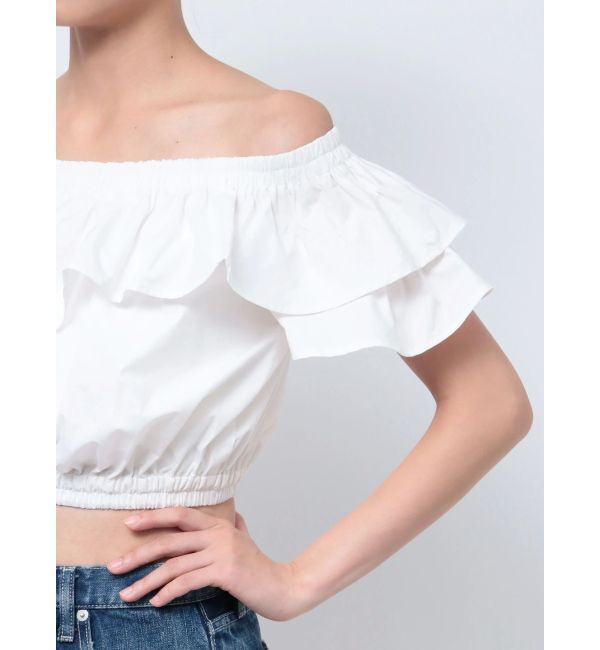 GYDA「フリルオフショルブラウス」|シャツ・ブラウス|