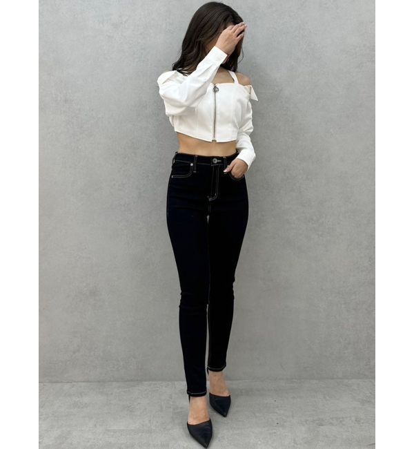 GYDA「Symmetry GYDAオフショルシャツブラウス」|シャツ・ブラウス|