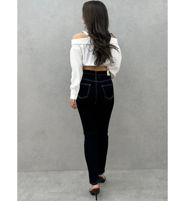 GYDA「Symmetry GYDAオフショルシャツブラウス」|シャツ・ブラウス|