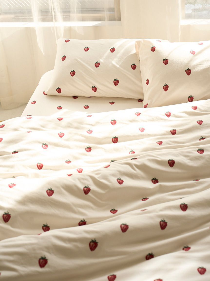 gelato pique Sleep「【Sleep】ストロベリー柄3点セット（セミダブル）」|その他|