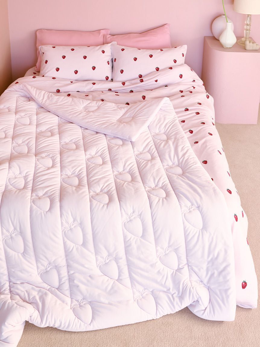 gelato pique Sleep「【Sleep】ストロベリー柄3点セット（セミダブル）」|その他|