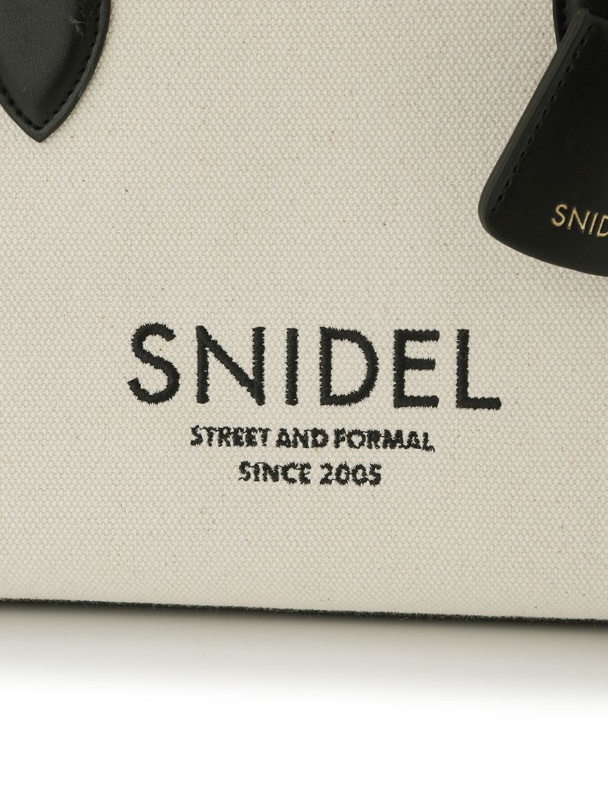 SNIDEL「キャンバスロゴバッグ」|ハンドバッグ|