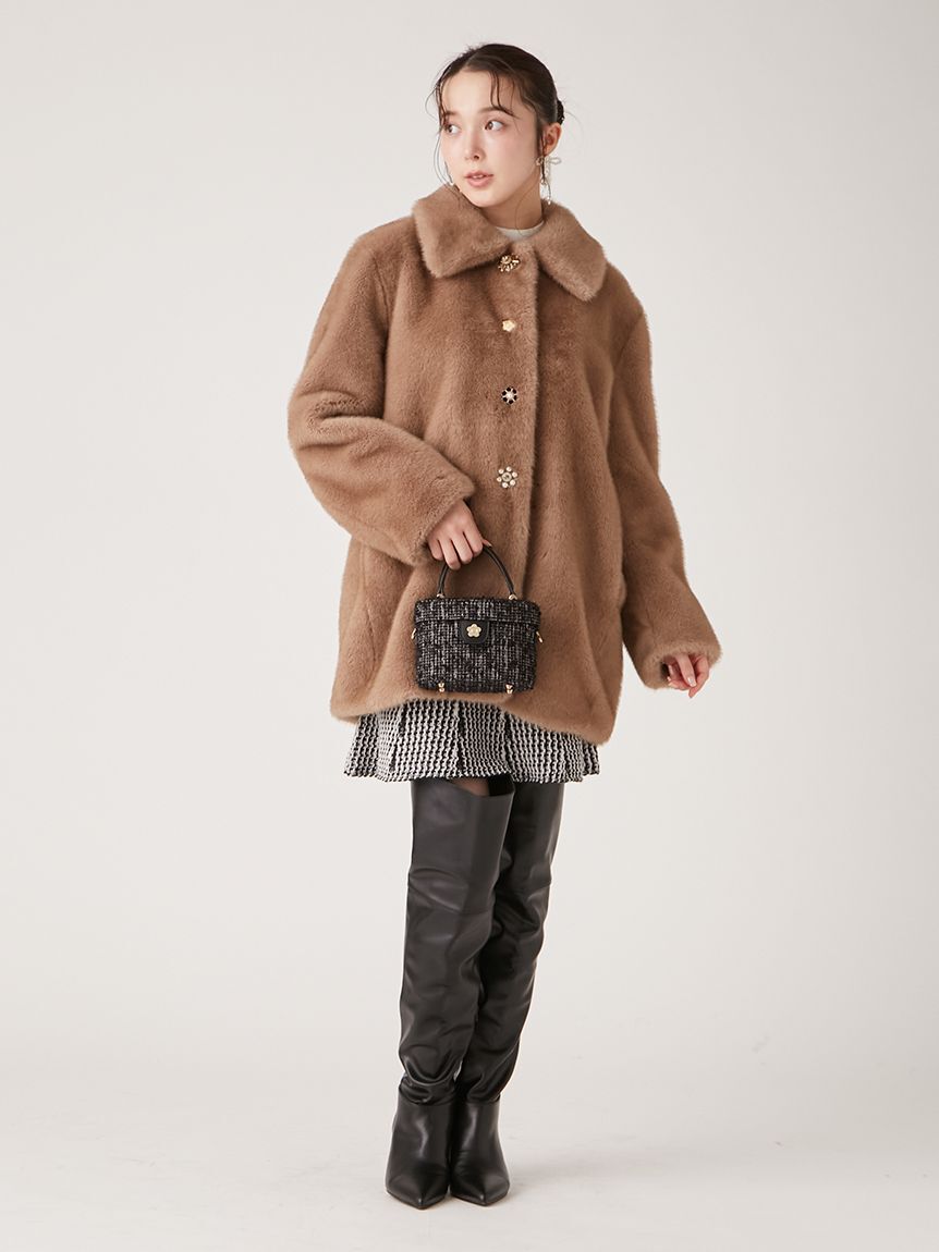 LILY BROWN「【限定カラー】【LILY BROWN&times;MARY QUANT】デイジーバニティバッグ」|ショルダー・メッセンジャー|