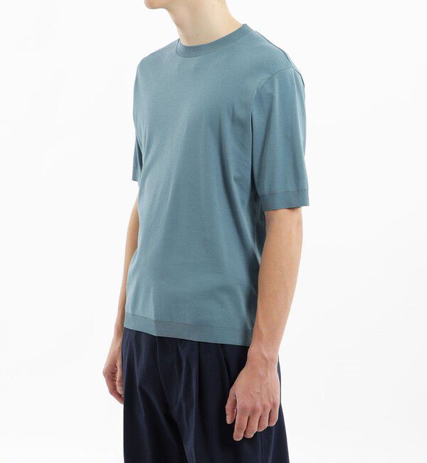 MACKINTOSH PHILOSOPHY「18Gコットン天竺 クルーネックニットTシャツ」|ニット・セーター|